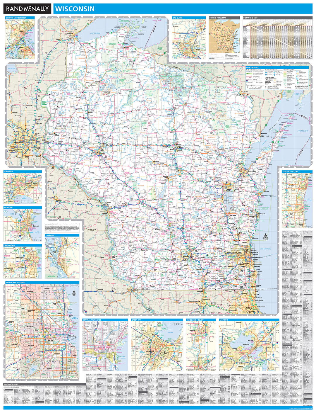 Wisconsin by Rand McNally