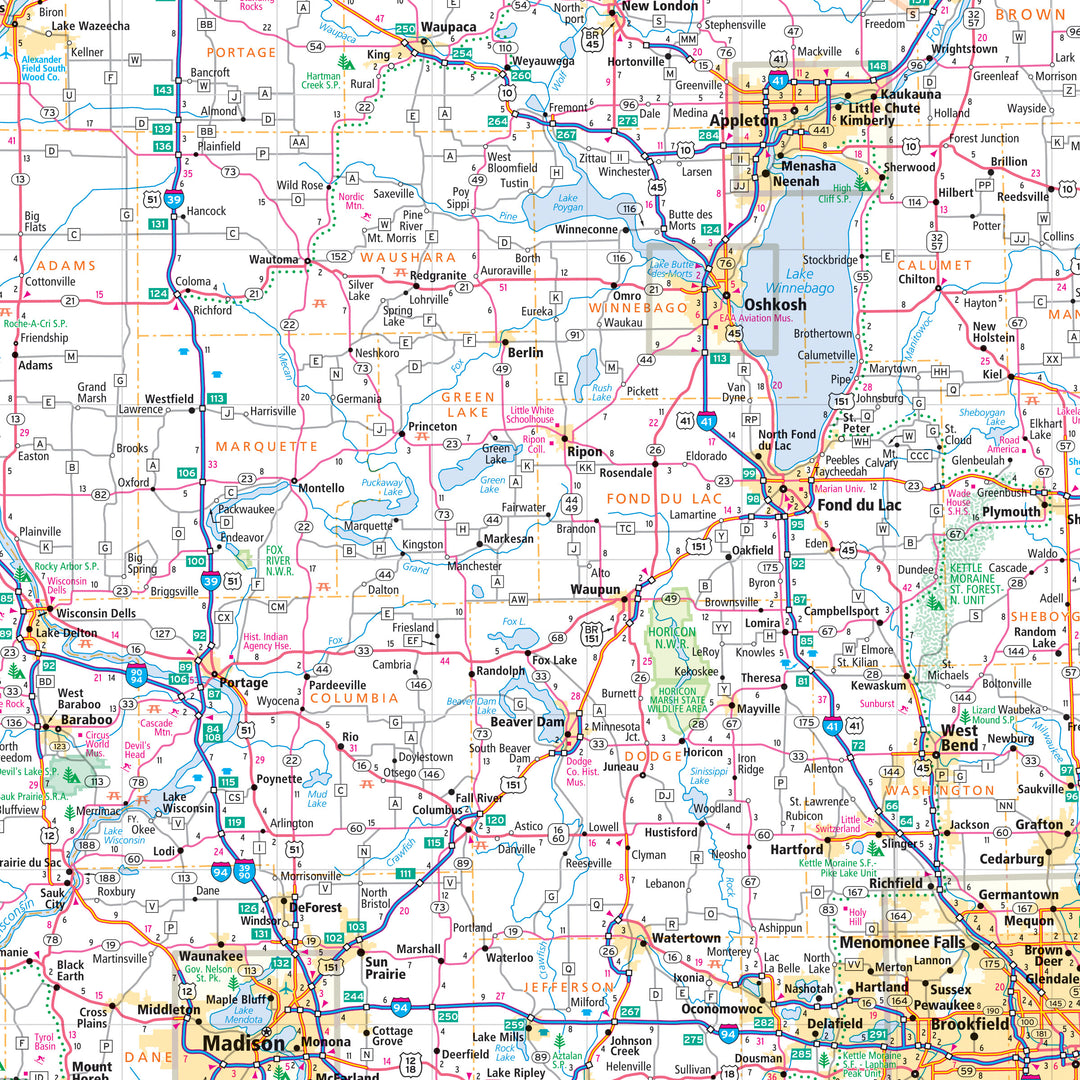 Wisconsin by Rand McNally