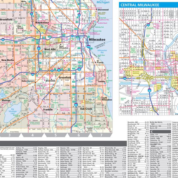 Wisconsin by Rand McNally