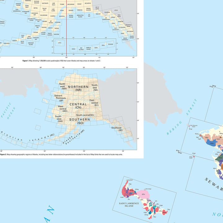 US Geological Map of Western Alaska