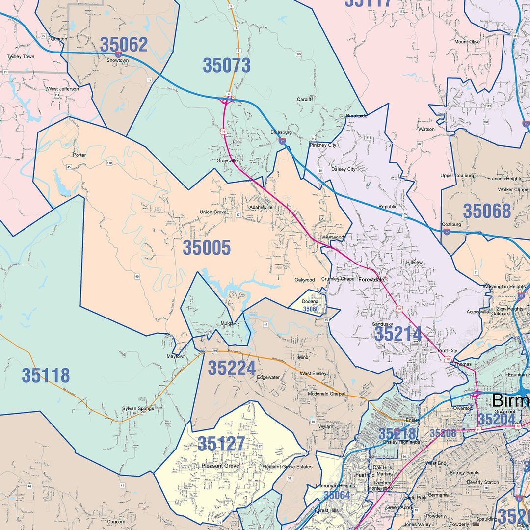 Zip Codes For Birmingham Alnull