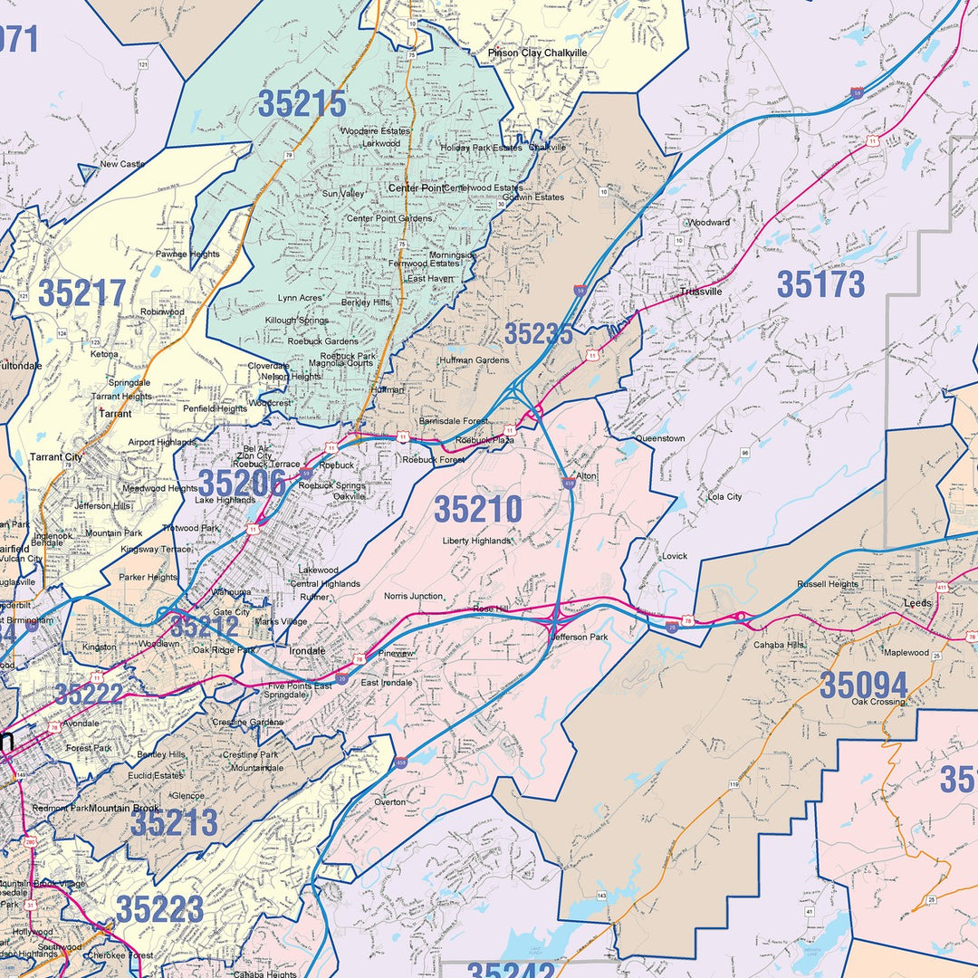 Zip Codes For Birmingham Alnull