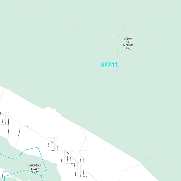 Premium Style Wall Map of Coachella Valley, CA