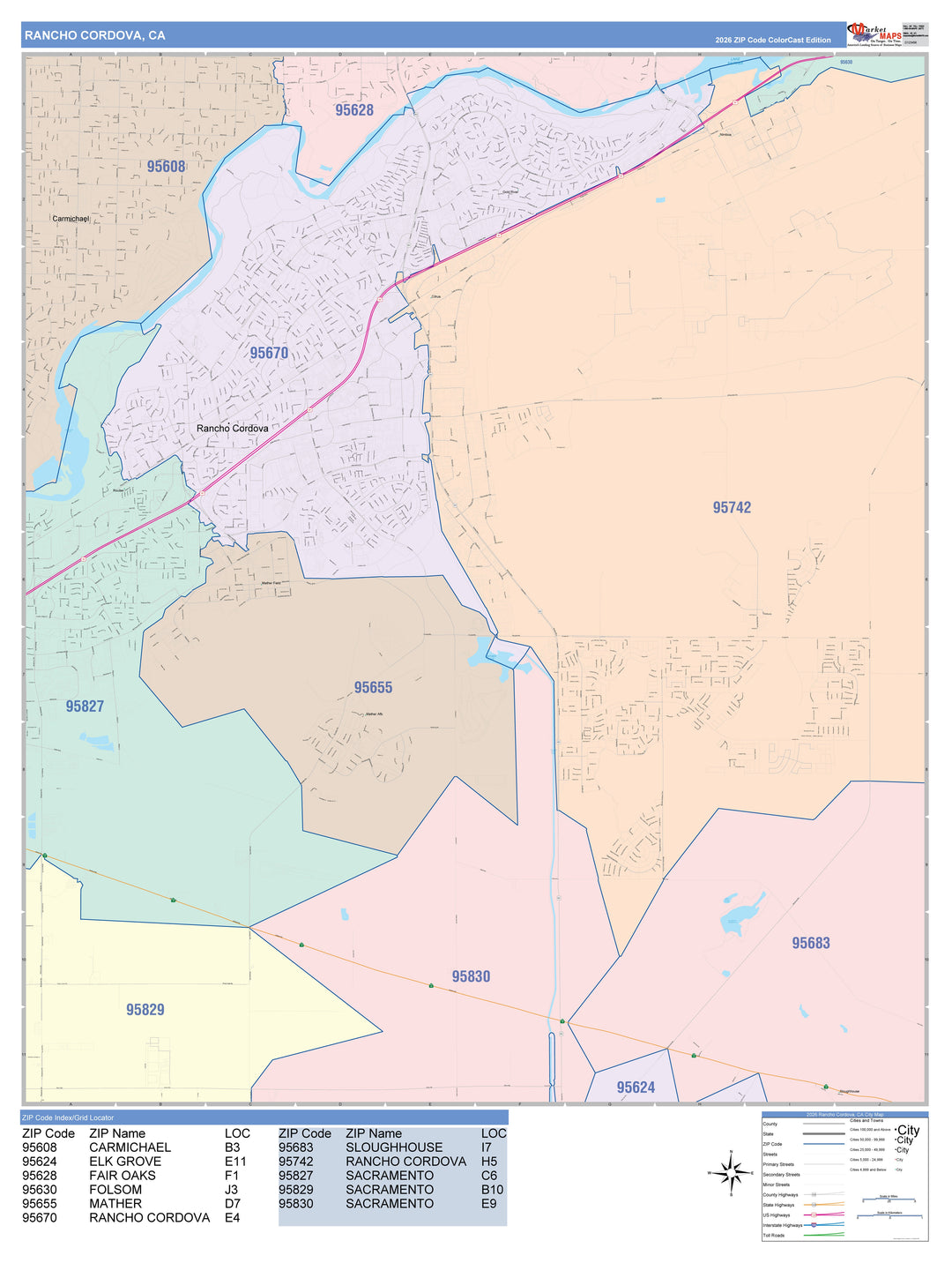 Rancho Cordova Zip Codenull