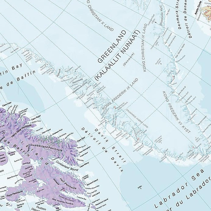 Canada Political Wall Map