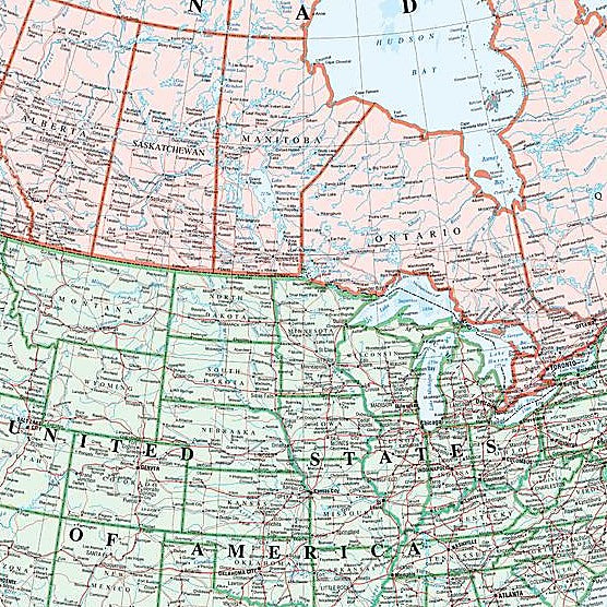 North America Wall Map