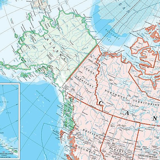 North America Wall Map