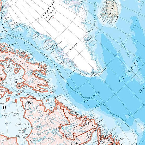 North America Wall Map