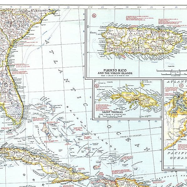 Mexico, Central America and the West Indies, 1939 by National Geographic