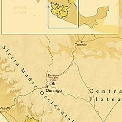 Tequila Map of Mexico