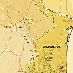 Tequila Map of Mexico