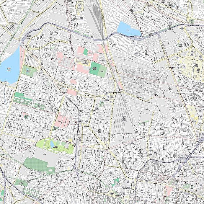 Mexico City Inner Metro Area Map