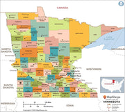 Minnesota County Map