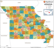 Missouri Counties Map