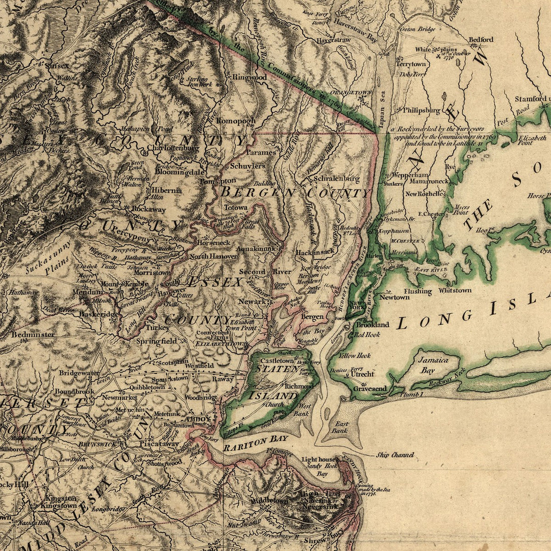 Map of the Province of New Jersey, 1778