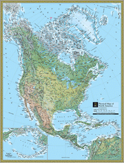 Physical 7 Continent Maps Classroom Pull Down 7 Map Bundle by National Geographic