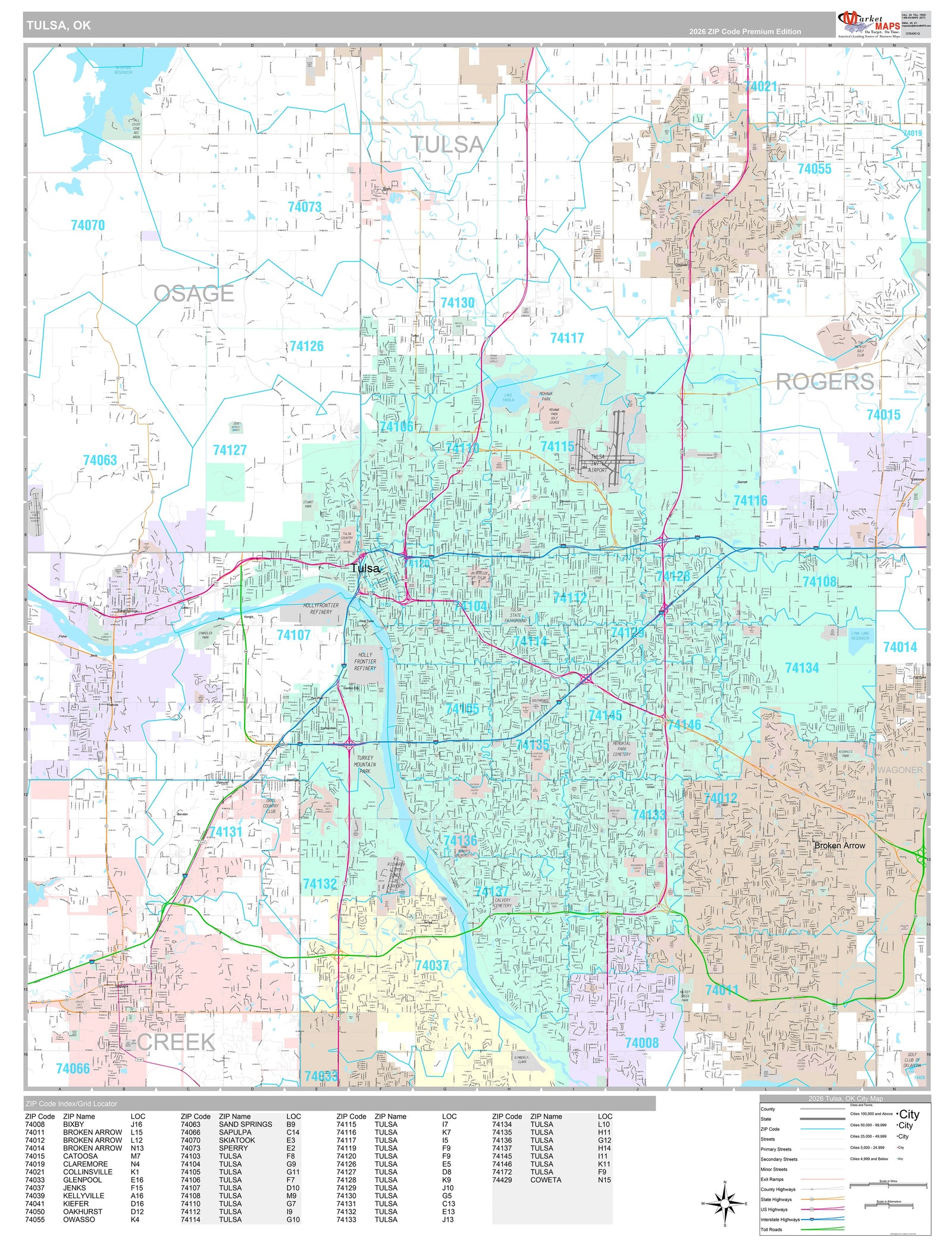 Premium Style Wall Map of Portland OR