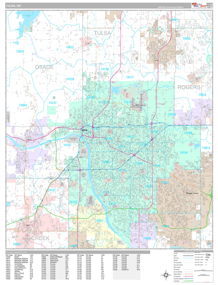 Premium Style Wall Map of Portland OR