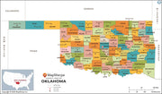 Oklahoma Counties Map