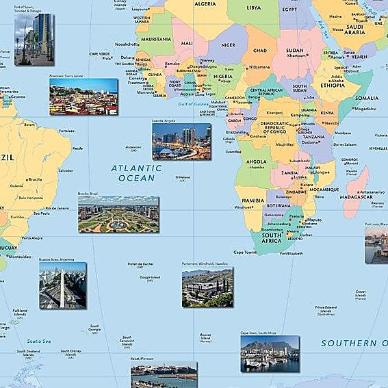 The World - Countries and Capitals