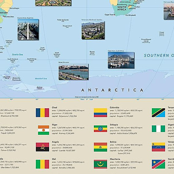 The World - Countries and Capitals