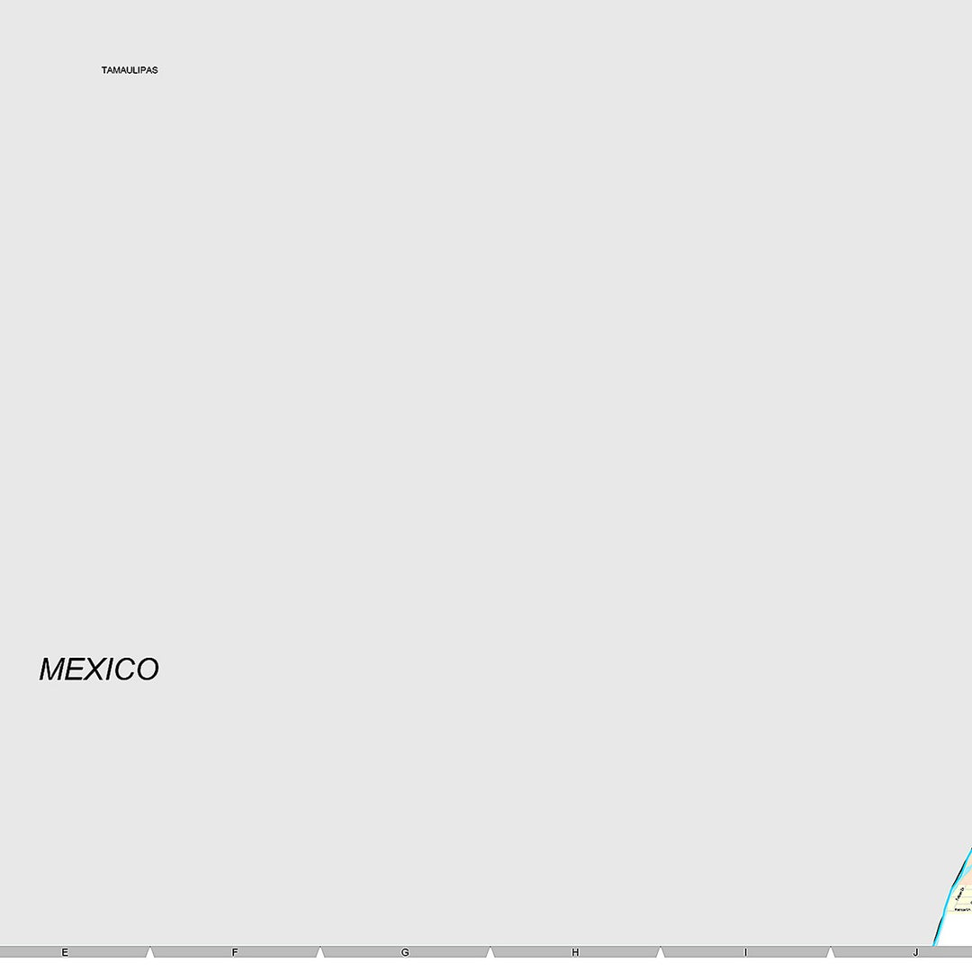 Premium Style Wall Map of Laredo, TX