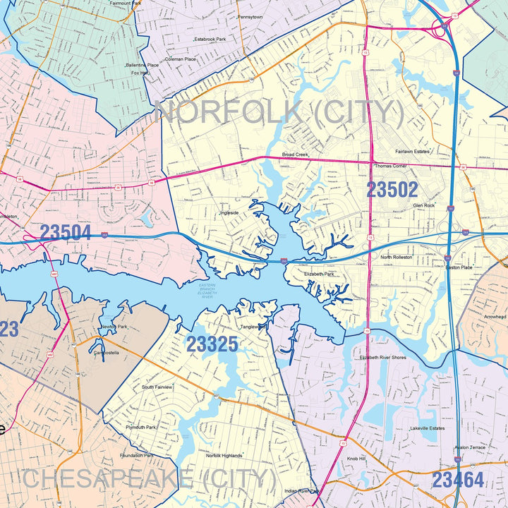 Zip Codes In Norfolk