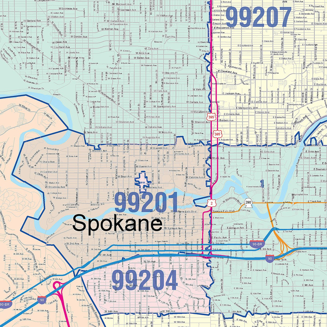 Zip Codes For Spokane Wa
