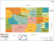 Wyoming Counties Map