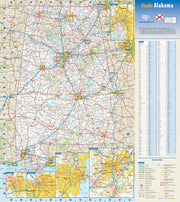 Alabama Wall Map by Globe Turner