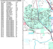 Premium Style Wall Map of Montgomery, AL by Market Maps