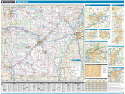 Arkansas Wall Map by Rand McNally