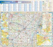 Arkansas Wall Map by Globe Turner