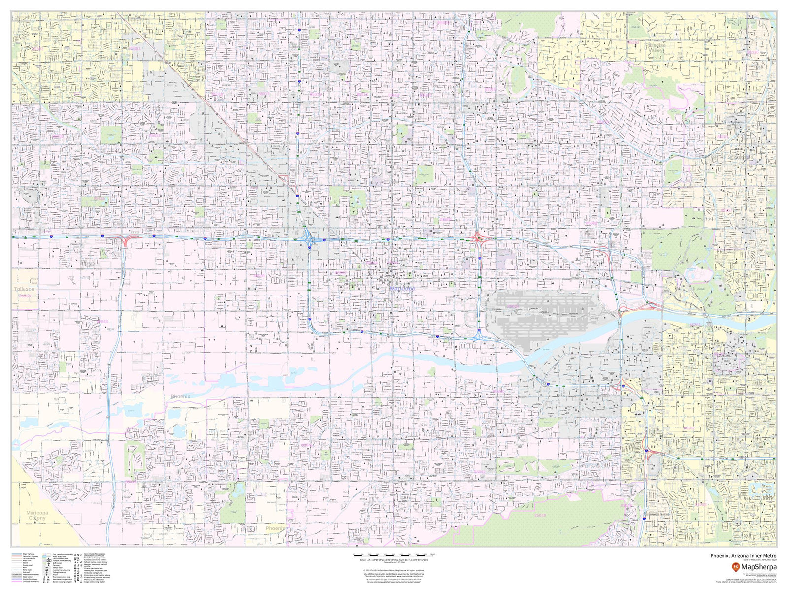 Phoenix Inner Metro (Landscape)