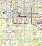 Phoenix Metro Area with Shaded Relief