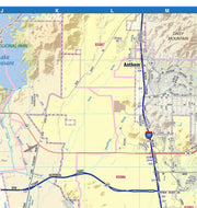 Phoenix Metro Area with Shaded Relief