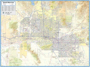 Phoenix Metro Area with Shaded Relief