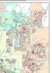 Premium Style Wall Map of Phoenix, AZ by Market Maps