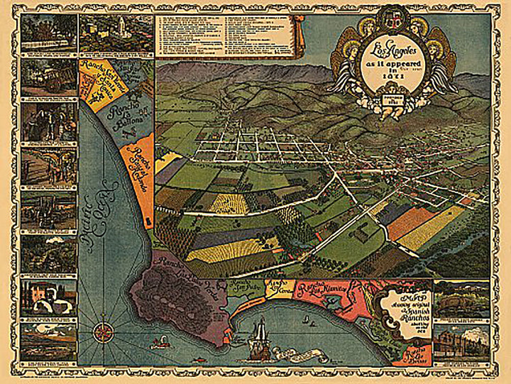 Los Angeles as it appeared in 1871 by the Women&