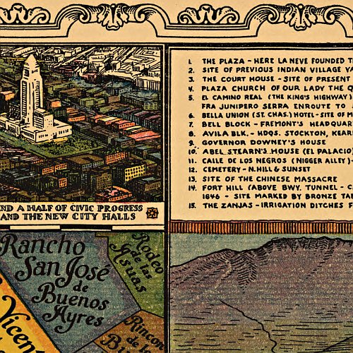 Los Angeles as it appeared in 1871 by the Women's University Club of L.A.