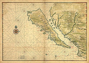 California shown as an island by Joan Vinckeboons, c1650