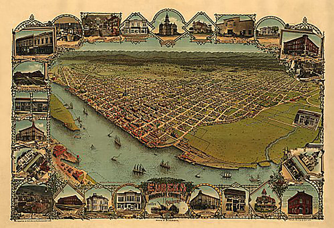 Eureka, California by A C Noe &amp; G R Georgeson, 1902