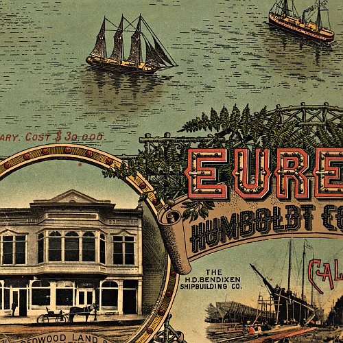 Eureka, California by A C Noe &amp; G R Georgeson, 1902