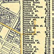 City of Los Angeles Showing Railway Systems, 1906