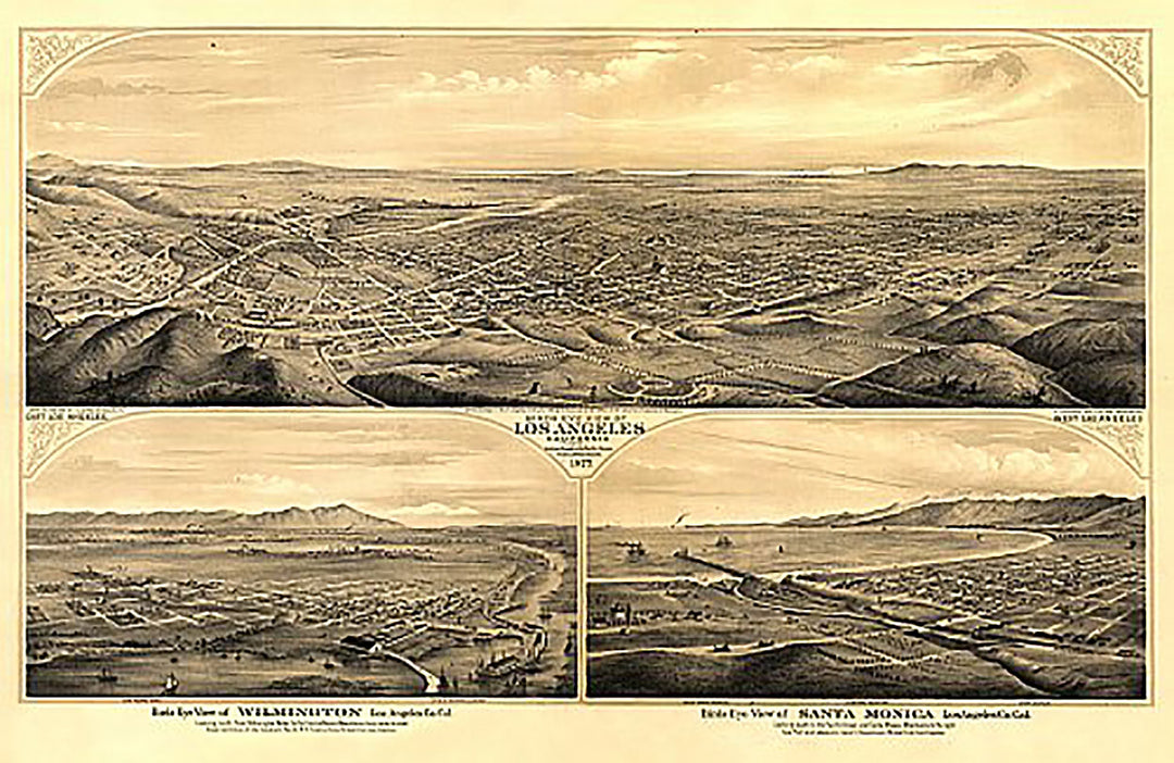 Los Angeles, California by A L Bancroft &amp; Co, 1877