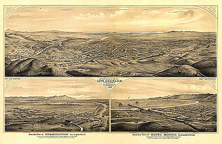 Los Angeles, California by A L Bancroft &amp; Co, 1877