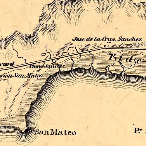 Pacific and Atlantic Rail Road between San Francisco &amp; San Jose, 1851