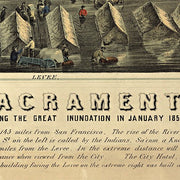 Sacramento City As It Appeared During the Great Inundation In January 1850