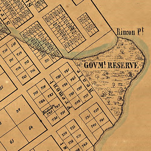 Official map of San Francisco by Alex Zakrzewski, 1849