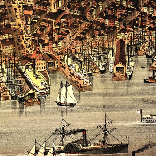 San Francisco, California by Currier &amp; Ives, 1878